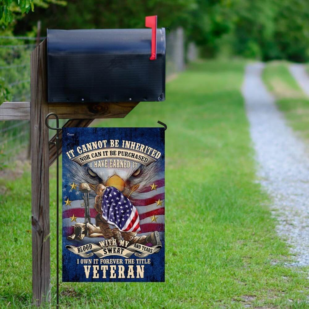 Forever The Title Veteran American Flag