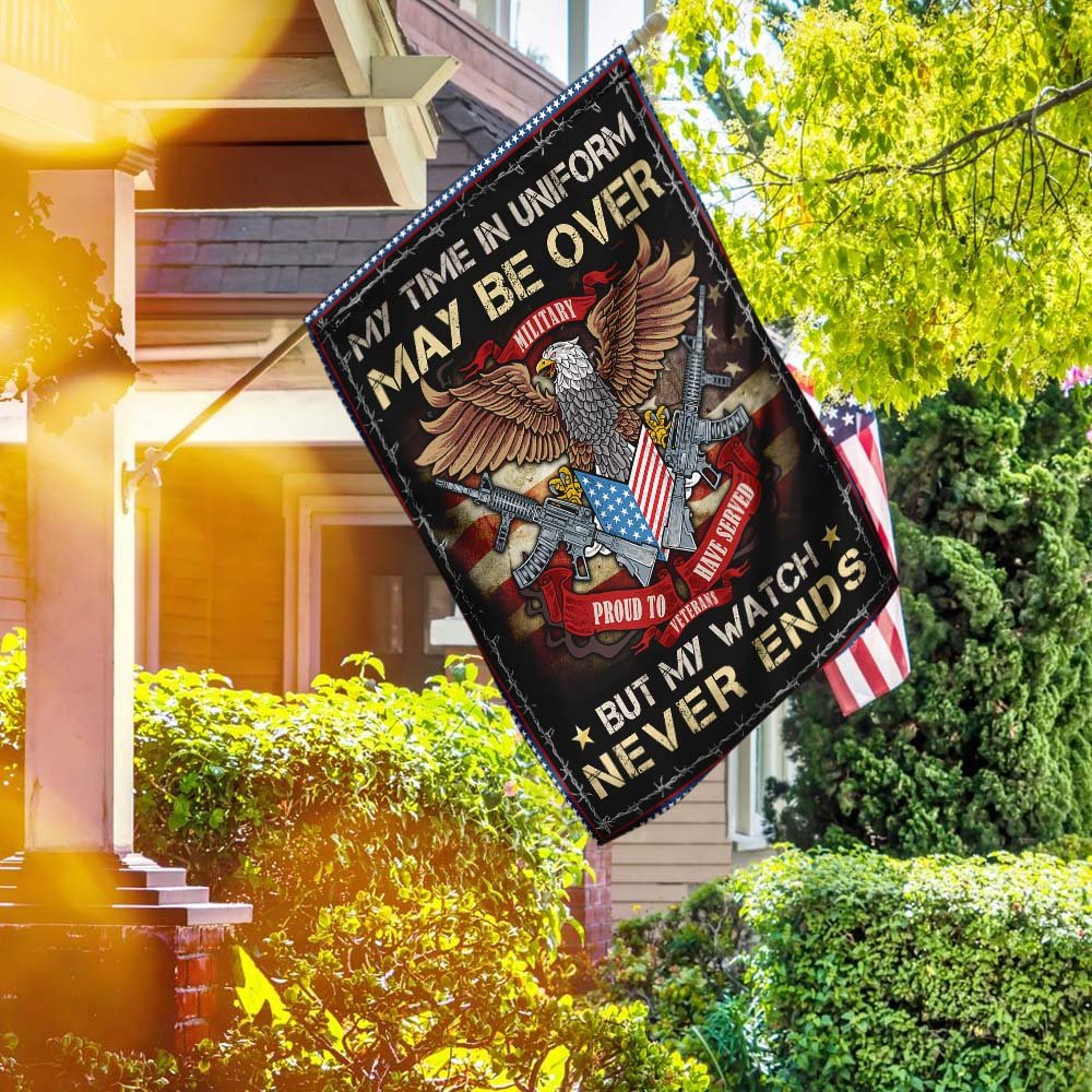 Military Veteran - Proud To Have Served Flag