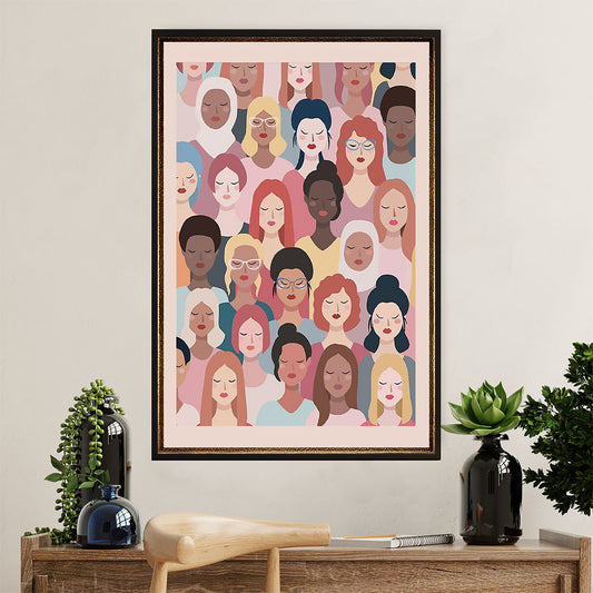 African American Afro Poster Prints | Different Cultures | Wall Art Gift for Black Girl