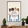 African American Afro Poster Prints | Do Better | Wall Art Gift for Black Girl