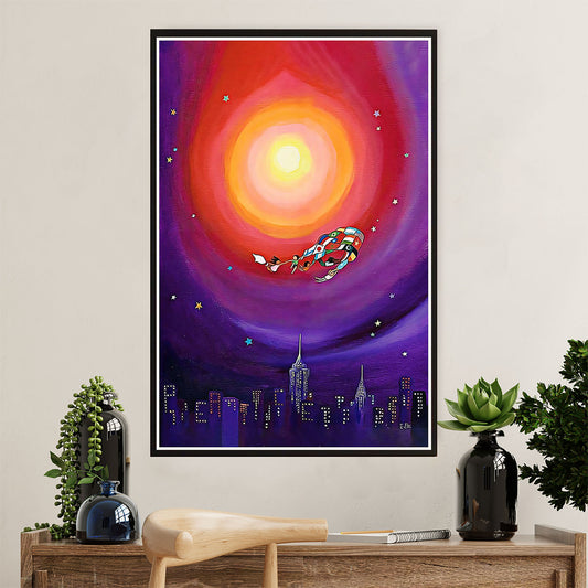 African American Afro Poster Prints | Country Flags | Wall Art Gift for Black Girl