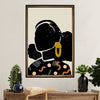 African American Afro Canvas Wall Art Prints | Girl The Star | Gift for Black Girl