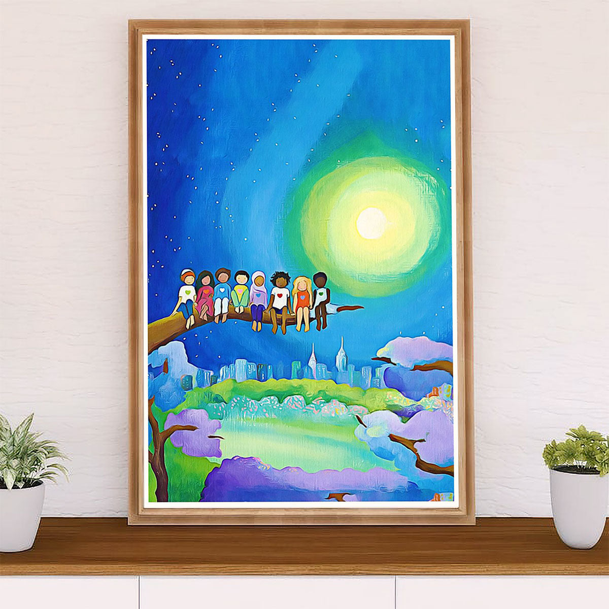 African American Afro Poster Prints | Different Cultures | Wall Art Gift for Black Girl