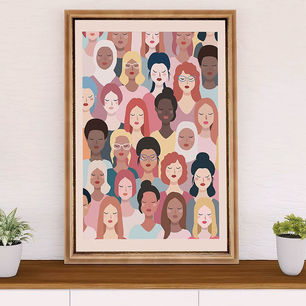 African American Afro Poster Prints | Different Cultures | Wall Art Gift for Black Girl