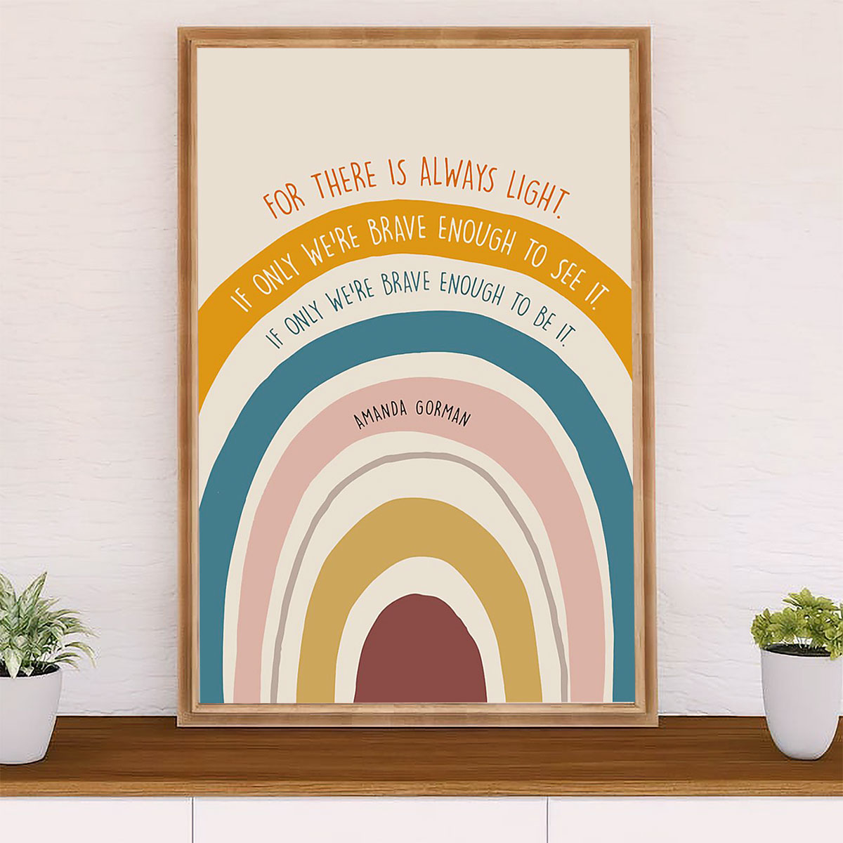 African American Afro Poster Prints | Amanda Gorman Quotes | Wall Art Gift for Black Girl