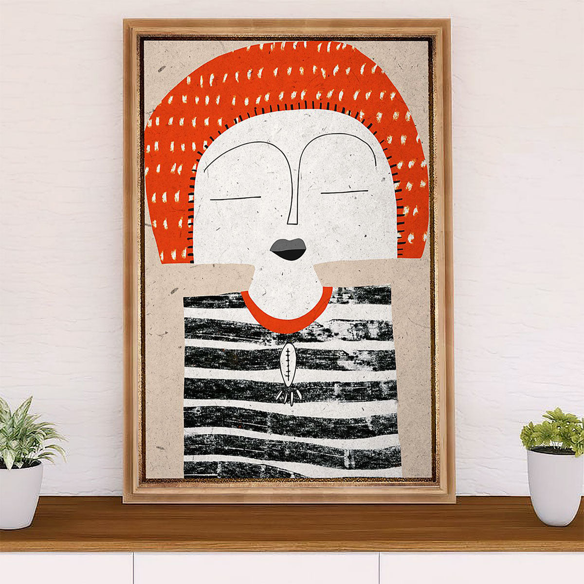 African American Afro Poster Prints | Potrait Art | Wall Art Gift for Black Girl