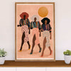 African American Afro Poster Prints | Afro Ladies | Wall Art Gift for Black Girl