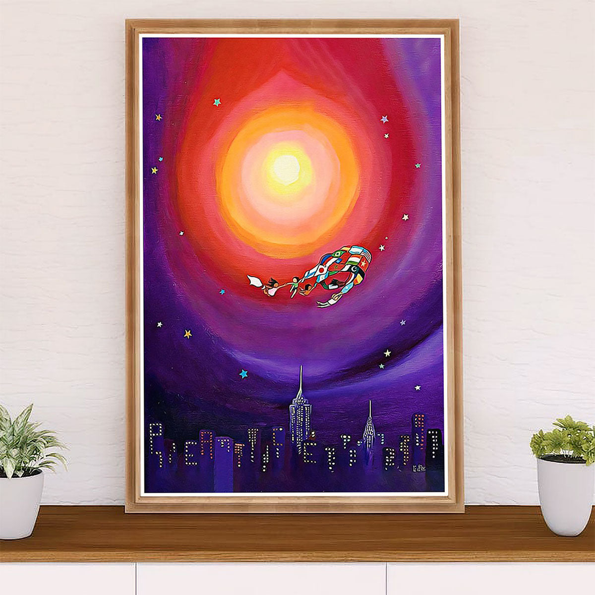 African American Afro Poster Prints | Country Flags | Wall Art Gift for Black Girl