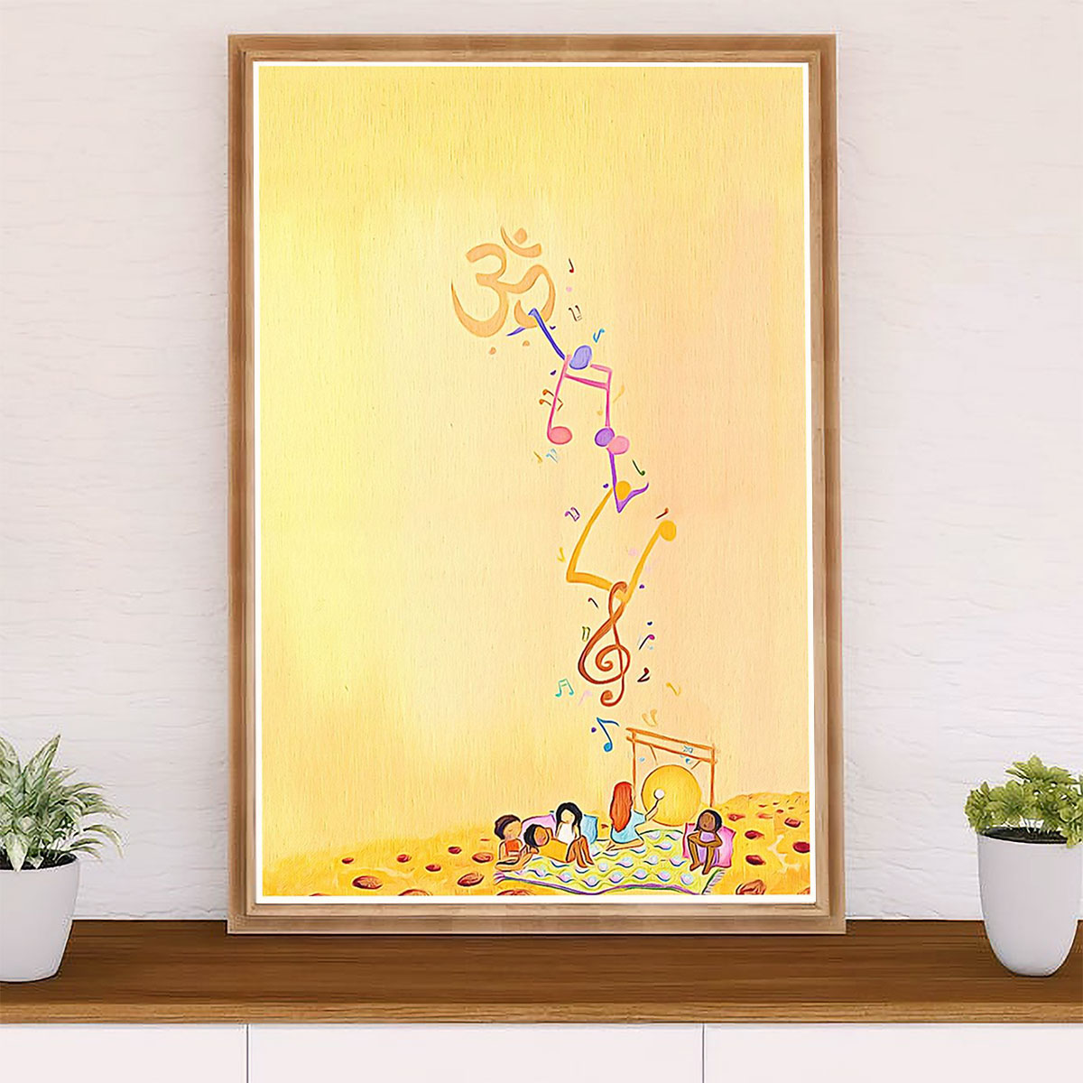 African American Afro Poster Prints | The Sun Song Notes | Wall Art Gift for Black Girl