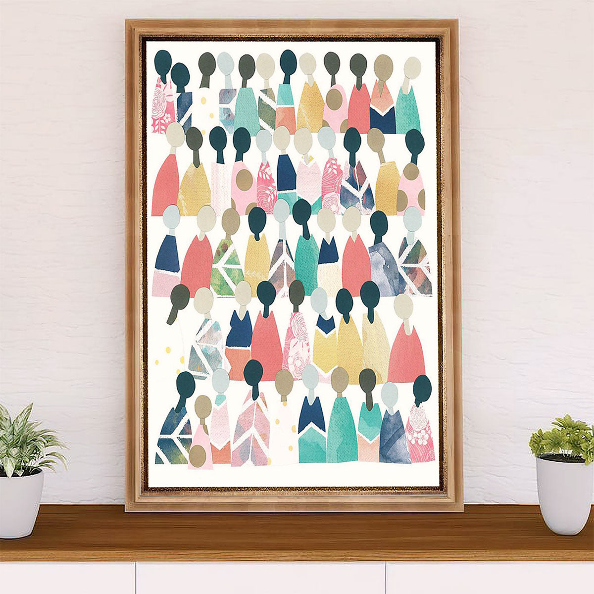 African American Afro Poster Prints | Color Skins | Wall Art Gift for Black Girl