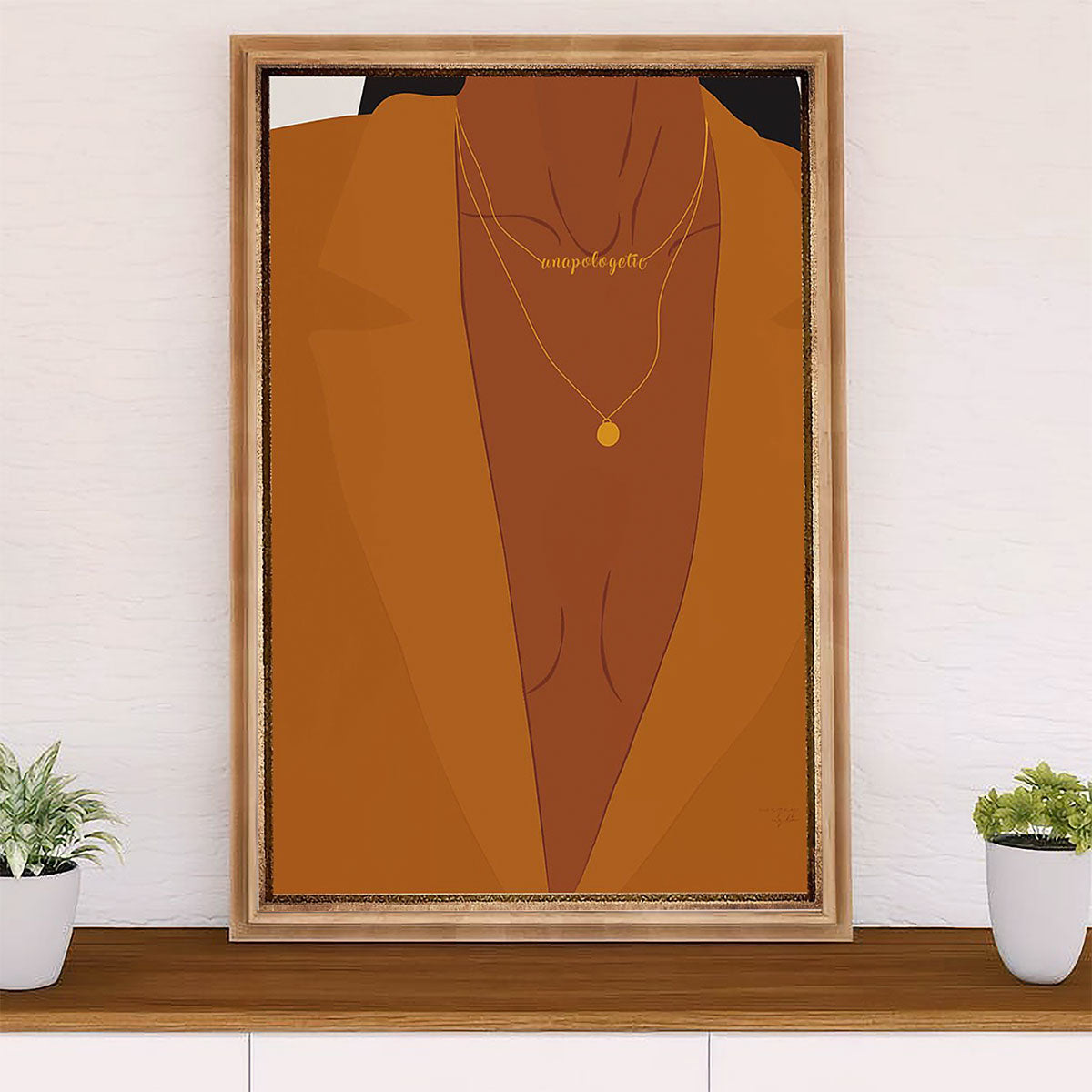 African American Afro Poster Prints | Unapologetic | Wall Art Gift for Black Girl