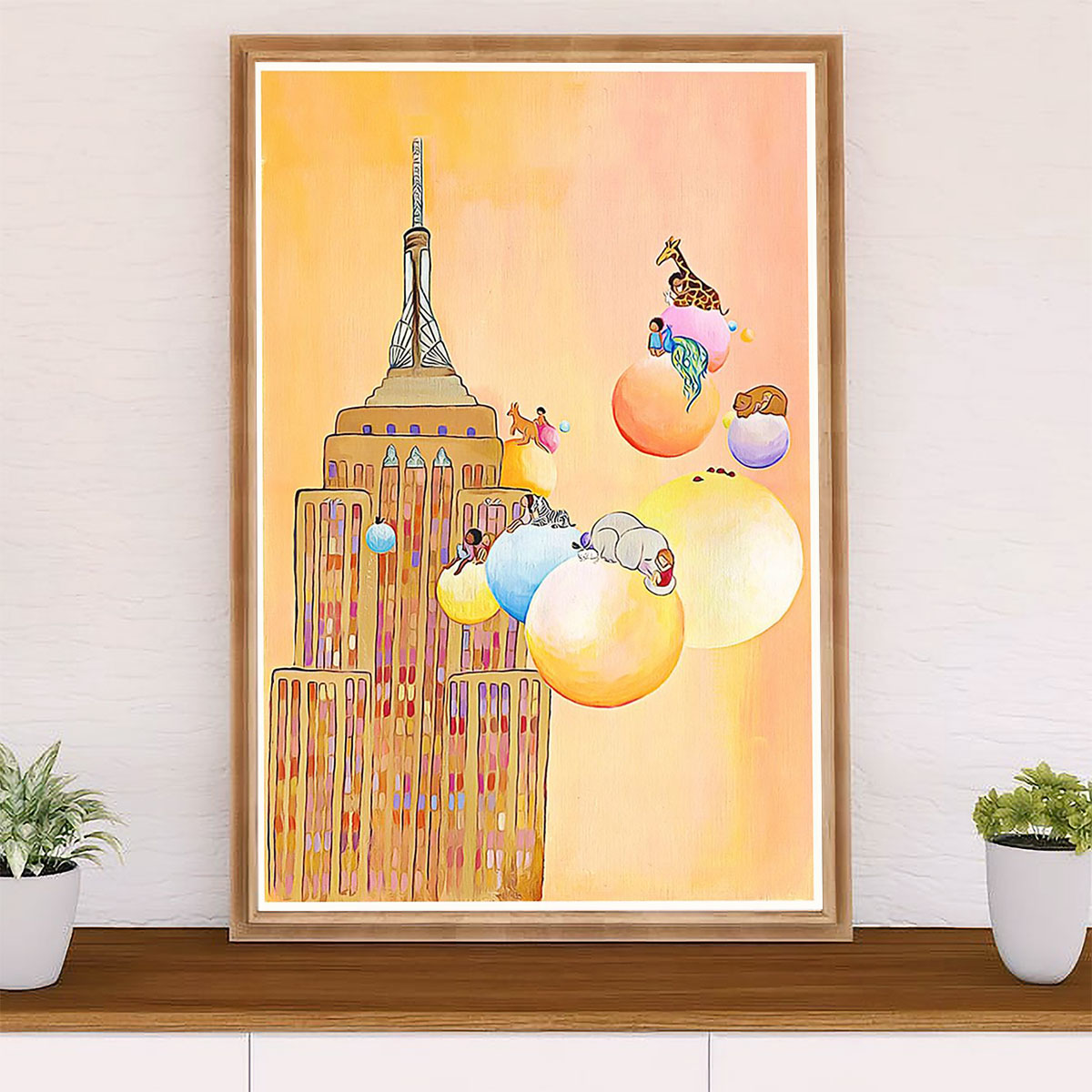 African American Afro Poster Prints | Play In The Building | Wall Art Gift for Black Girl