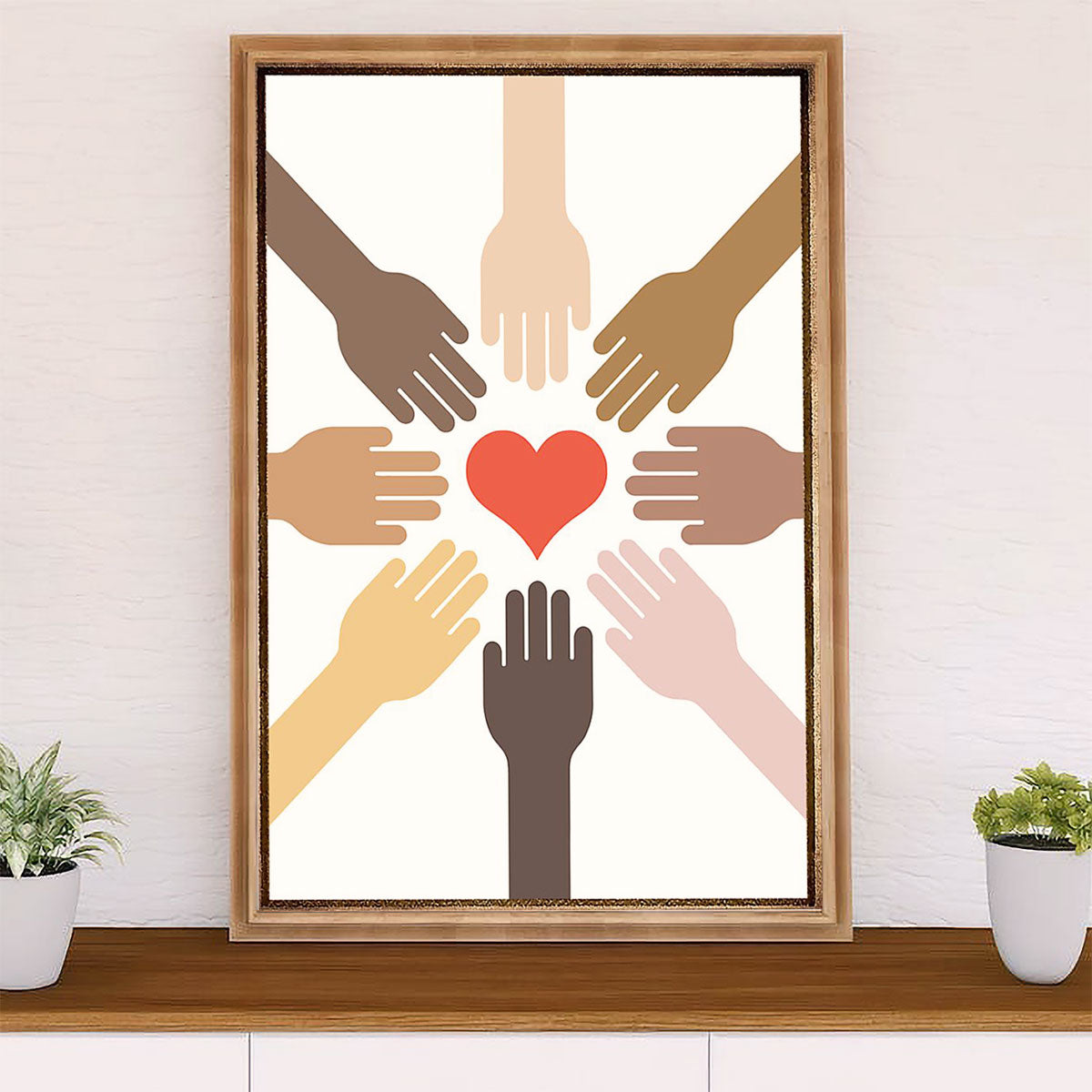 African American Afro Poster Prints | United World | Wall Art Gift for Black Girl