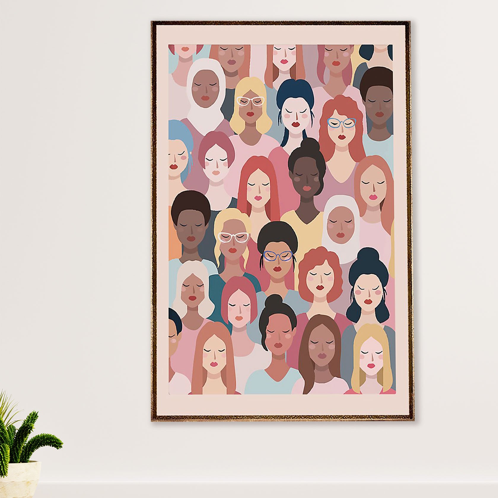 African American Afro Poster Prints | Different Cultures | Wall Art Gift for Black Girl