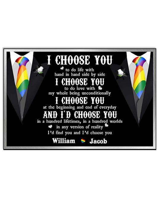 Personalized Lgbt - I Choose You