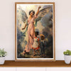 African American Afro Canvas Wall Art Prints | Angel | Gift for Black Girl