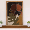 African American Afro Canvas Wall Art Prints | Two Girls Art | Gift for Black Girl