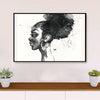 African Americans Afro Poster Prints | Woman Art Painting | Wall Art Black Pride Gift for Black Girl