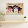 African Americans Afro Canvas Wall Art | God Says You Are | Black Pride Gift for Black Girl