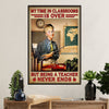 Teacher Classroom Poster | Retired Teacher | Wall Art Back To School Gift for Teacher