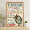 Teacher Classroom Poster | In This Classroom | Wall Art Back To School Gift for Teacher