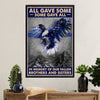 Police Officer Canvas Wall Art | Memorial Brothers & Sisters | Gift for Policeman