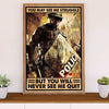 Police Officer Canvas Wall Art | You May See Me Struggle | Gift for Policeman