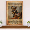 Police Officer Poster | Police Dog | Wall Art Gift for Policeman