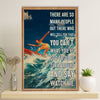 Water Surfing Poster Prints | Girl Surfing - Watch Me | Wall Art Gift for Beach Surfer