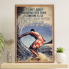 Water Surfing Canvas Wall Art Prints | Better Than The Day Before | Home Décor Gift for Beach Surfer