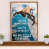 Water Surfing Canvas Wall Art Prints | Never See Me Quit | Home Décor Gift for Beach Surfer