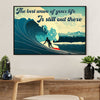Water Surfing Poster Prints | Best Wave Of Your Life | Wall Art Gift for Beach Surfer