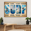 Water Surfing Canvas Wall Art Prints | SURF | Home Décor Gift for Beach Surfer