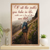 Hiking Canvas Wall Art Prints | Of All The Paths You Take In Life | Home Décor Gift for Hiker