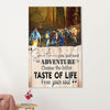 Hiking Poster Prints | Taste Of Life | Wall Art Gift for Hiker