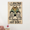 Hiking Canvas Wall Art Prints | Paths You Take In Life | Home Décor Gift for Hiker