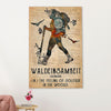 Hiking Poster Prints | Waldeinsamkeit | Wall Art Gift for Hiker