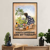 Farming Canvas Wall Art Prints | Dogs & Gardening | Home Décor Gift for Farmer