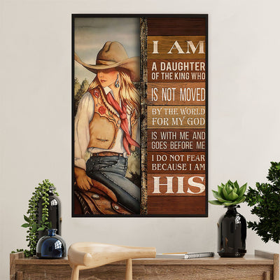Farming Poster Prints | Daughter of The King | Wall Art Gift for Farmer