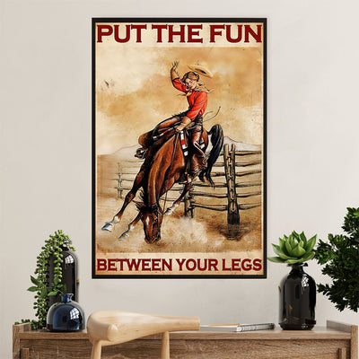 Farming Canvas Wall Art Prints | Horse Riding Lover | Home Décor Gift for Farmer