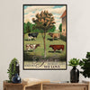 Farming Canvas Wall Art Prints | Built A Life We Love | Home Décor Gift for Farmer