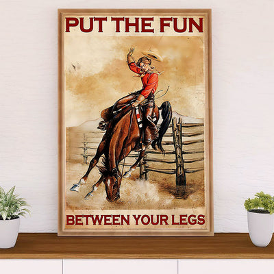Farming Canvas Wall Art Prints | Horse Riding Lover | Home Décor Gift for Farmer
