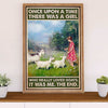 Farming Poster Prints | Girl Loves Goats | Wall Art Gift for Farmer