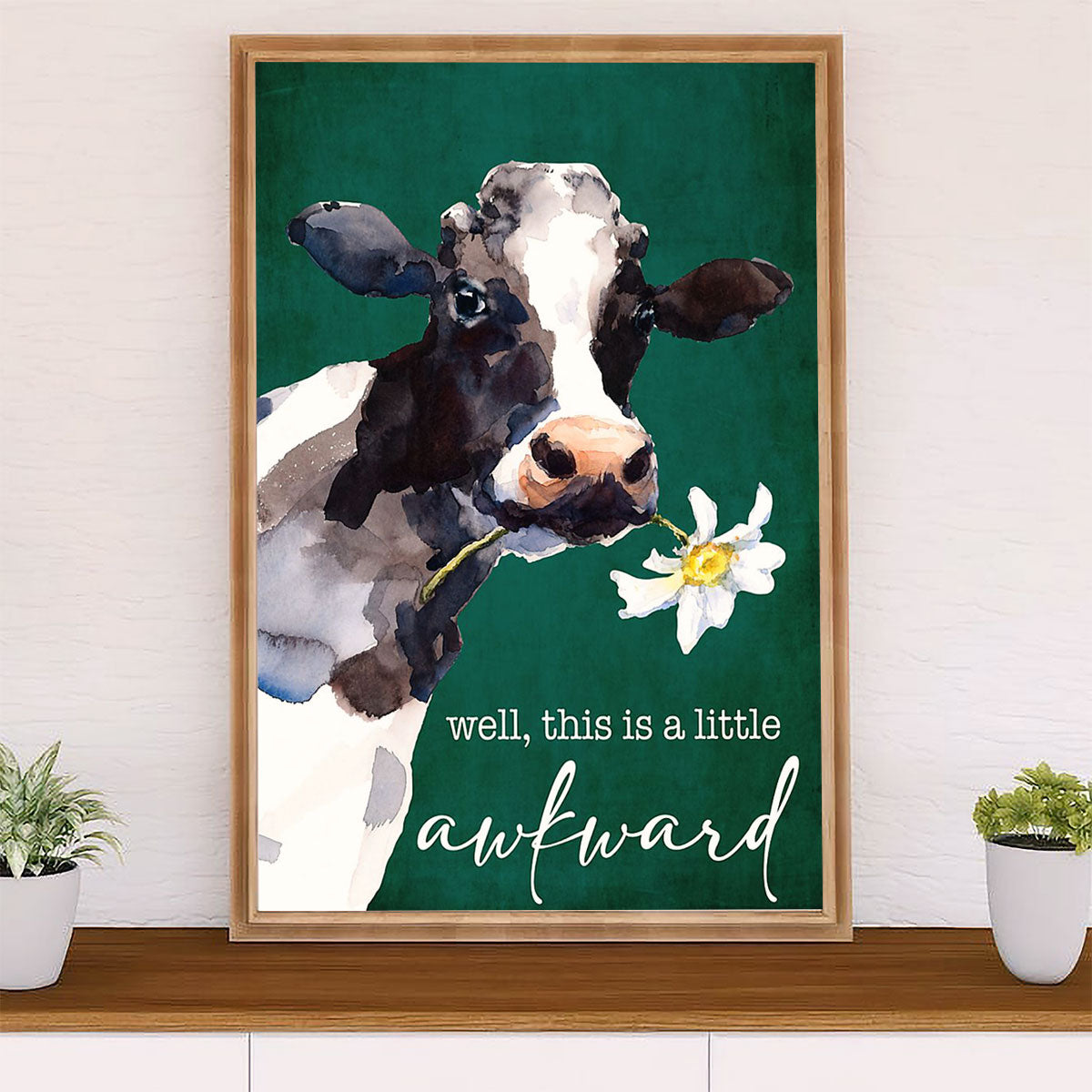 Farming Canvas Wall Art Prints | Awkward | Home Décor Gift for Farmer