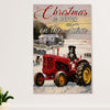 Farming Poster Prints | Christmas on the Farm | Wall Art Gift for Farmer