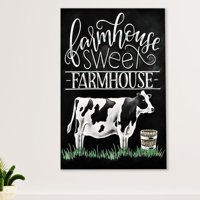 Farming Canvas Wall Art Prints | Sweet Farmhouse | Home Décor Gift for Farmer