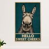 Farming Poster Prints | Hello Sweet Cheeks | Wall Art Gift for Farmer