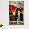 Farming Canvas Wall Art Prints | Life Is Better In The Farm | Home Décor Gift for Farmer