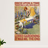 Farming Poster Prints | Girl Loves Gardening | Wall Art Gift for Farmer