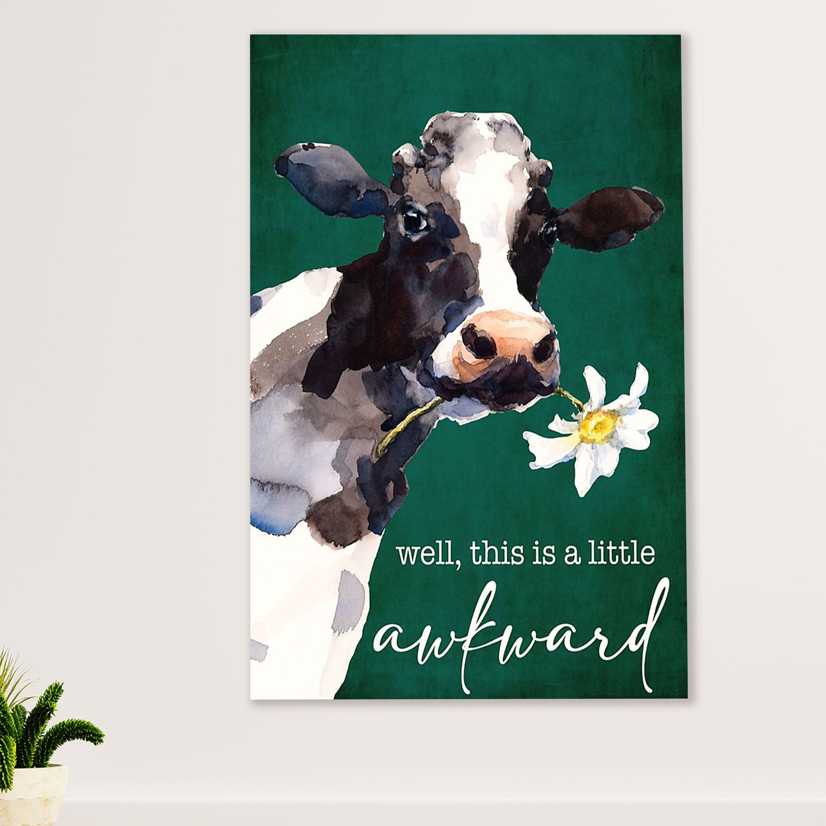 Farming Canvas Wall Art Prints | Awkward | Home Décor Gift for Farmer